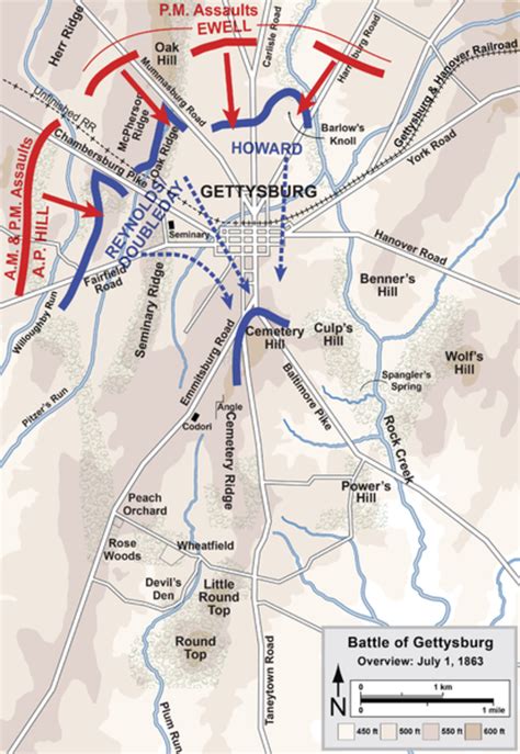 The American Civil War Battle Of Gettysburg Owlcation