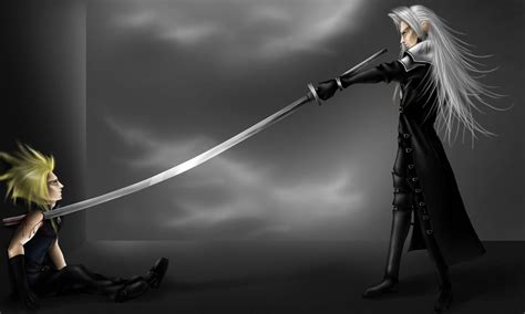 Sephiroth Impales Cloud By Adventchildren Net On Deviantart