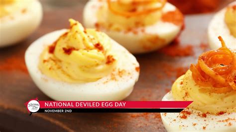 National Deviled Egg Day November 2 Youtube