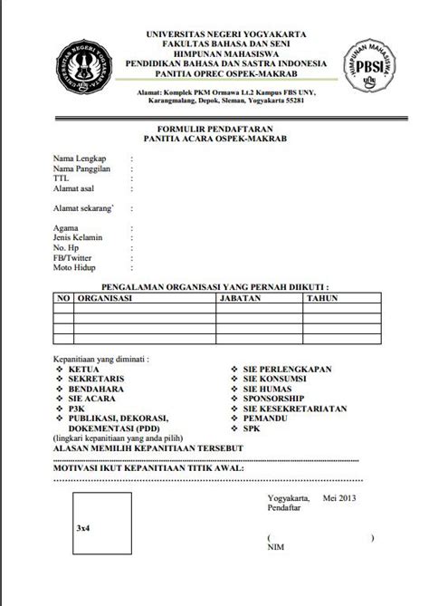 Download formulir penerimaan peserta didik baru sd. Contoh Berita Acara Rapat Bpd - Terbaru 10