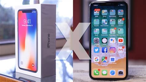 Apple Iphone X Unboxing And First Impressions Youtube