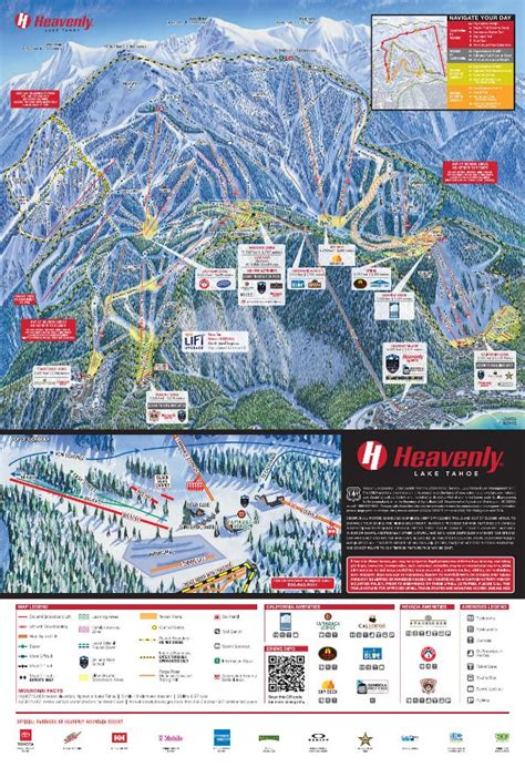 Heavenly Piste And Ski Trail Maps