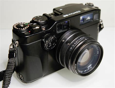 Sold Black Contax G2 And Planar 45mm F2 Tamron 90mm F28 Sony La Ea3