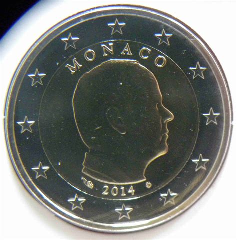 Monaco 2 Euro Münze 2014 Euro Muenzentv Der Online Euromünzen Katalog