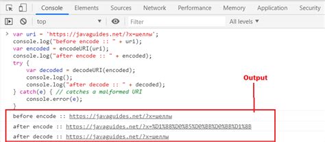 Encode And Decode Url In Javascript