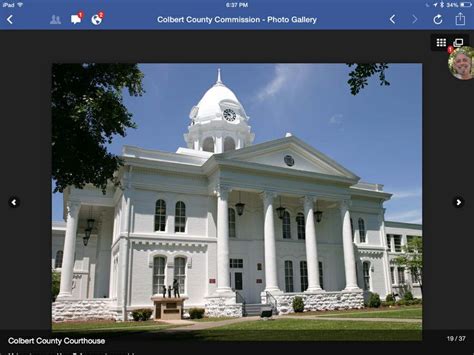 The Colbert County Courthouse In Tuscumbia Alabama Where My Father Was