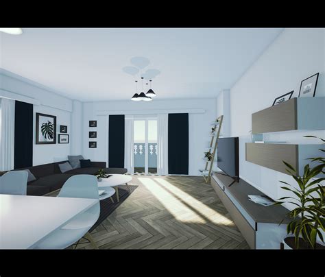 Artstation Ue4 Minimal Apartment Interior Design