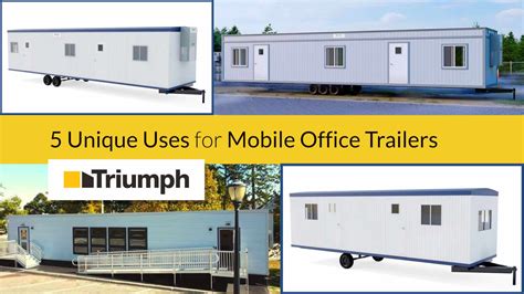 5 Unique Uses For Mobile Office Trailers Triumph Modular