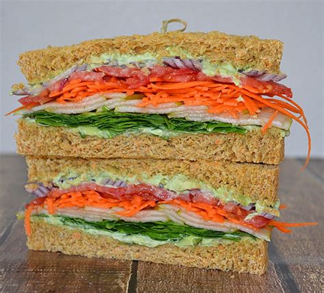 Veggie Club Sandwich Theveglife