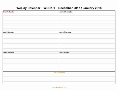 Printable Weekly Calendars With Times Fresh Weekly Calendar Download