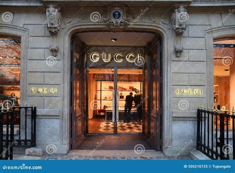 Gucci Store In Paris Editorial Image Image Of Luxury 205210725