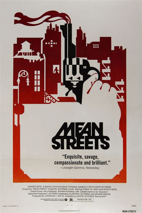 Mean Streets Original Us One Sheet Vintage Movie Posters Robert De Niro