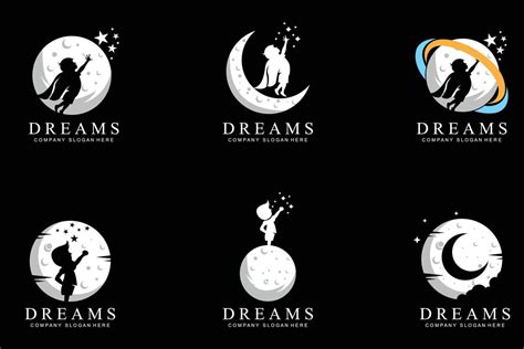 Vector Icon Logo Achieve Dreams Education Star Concept Children