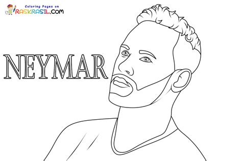 Kolorowanki Neymar Darmowe Malowanki Do Wydruku