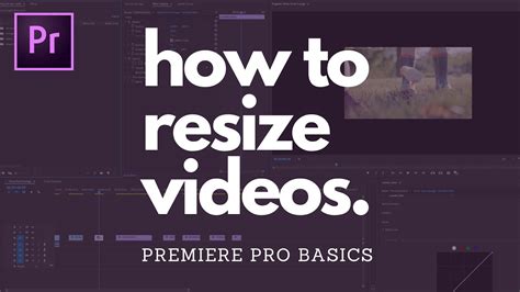 How To Change Video Size In Premiere Pro Scale To Frame Or Set To