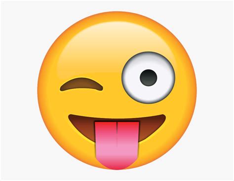 Smiley Png Facial Expression Happy Face Wink Emoticon Funny