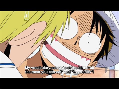 Luffy only need those words. | Comedy anime, The pirate king, Anime one
