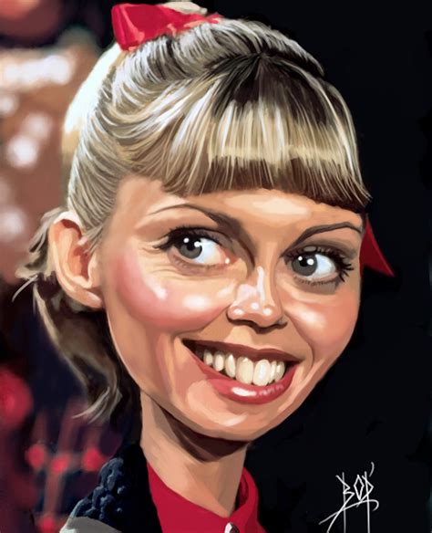 Les Caricatures De Bod Olivia Newton John Grease 1978