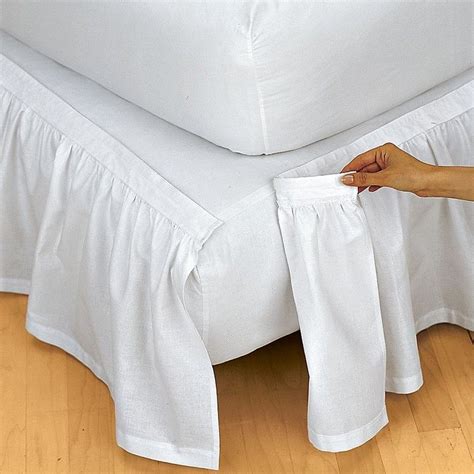 Detachable Gathered Bedskirt The Company Store Bedskirt Diy Bed