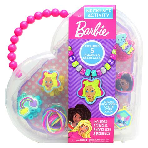 Tara Toy Corporation Necklace Activity Set Barbie 20748923 Hsn