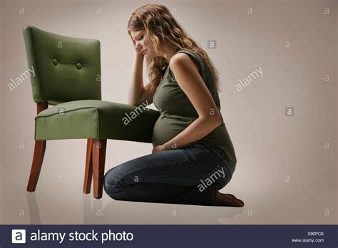 Sad Pregnant Woman High Resolution Stock Photography And Images Alamy