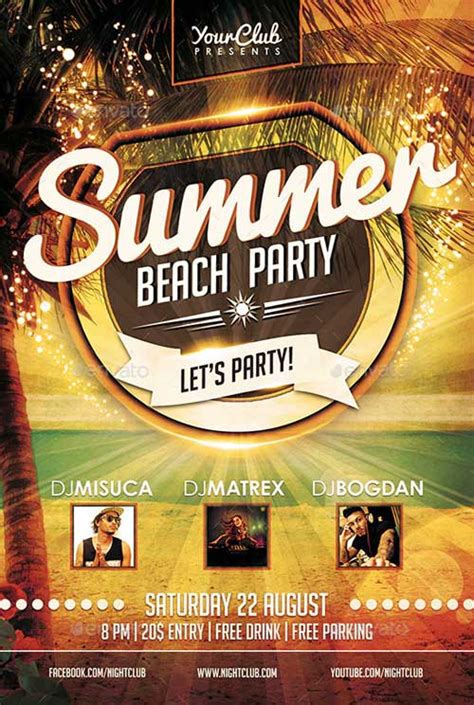 Download The Beach Summer Party Flyer Template Ffflyer