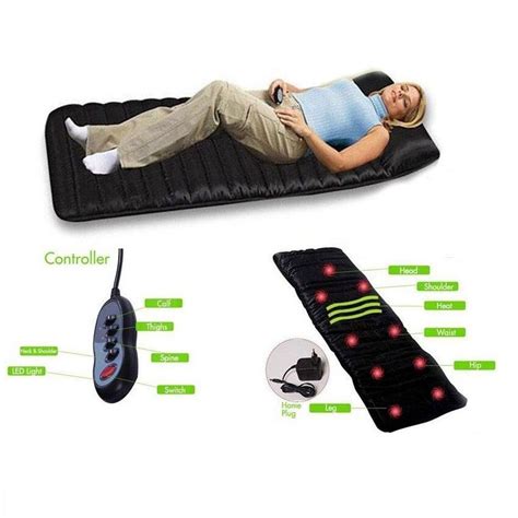 Full Body Electric Massage Mattress With Vibration Massage And Heating Feature Xpressbyte