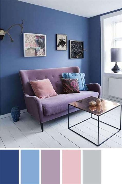 18 Excellent Blue And Purple And Grey Color Scheme Living Room Gallery In 2020 Living Room