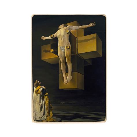 Wooden Poster Salvador Dali Crucifixion Corpus Hypercubus Etsy Australia