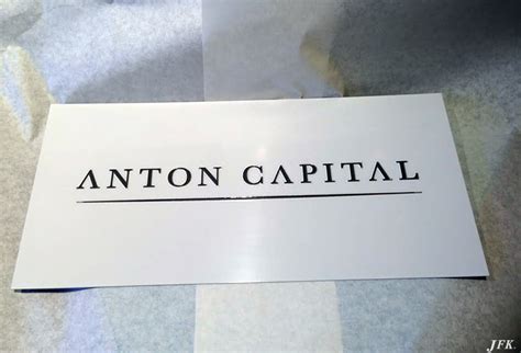 Stainless Steel Plaque For Anton Capital Jfk Complete Sign Service