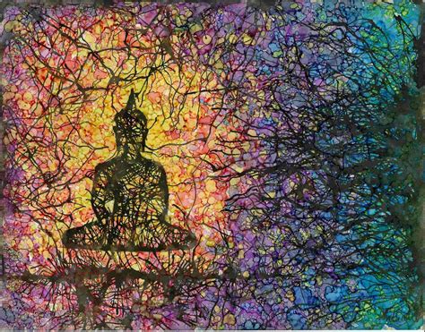 Zen Buddha Abstract Painting Giclee Art Print