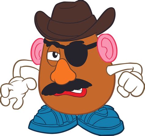 Mr Potato Head Cartoon Characters Decors Wall Sticker Art Design Decal