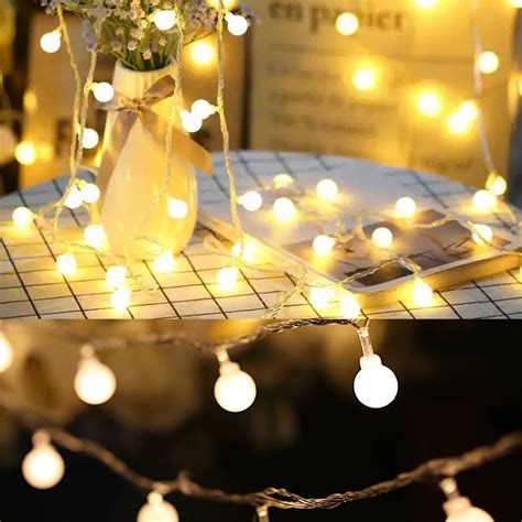 Transform your bedroom, reading nook, or living space with the best indoor string lights. EEEkit LED String Lights, 16.5ft 50Led Waterproof Ball ...
