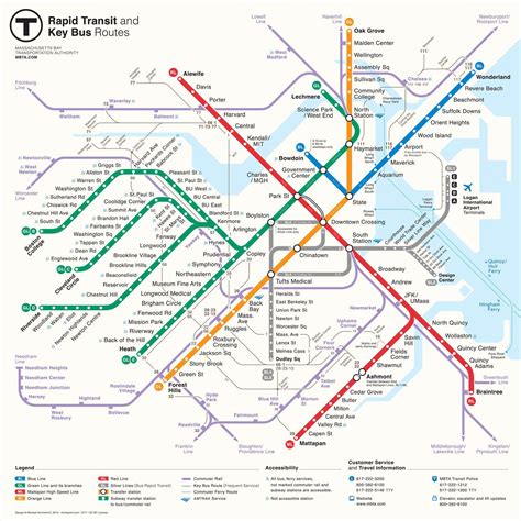 The New Boston Subway Map By Mikheil Kvrivishvili System Map Train