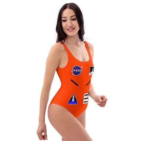 Sexy Halloween Costume Astronaut Orange Space Suit Women S Etsy