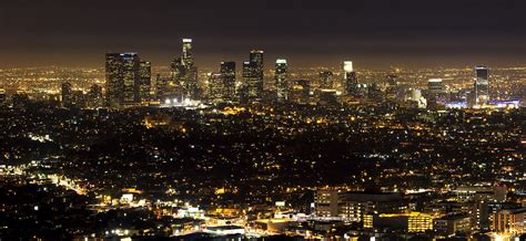 Los Angeles Skyline A Panoramic View To Downtown Of Los An Flickr