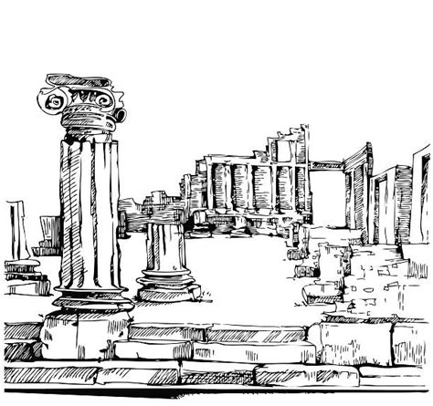 City Of Pompeii Coloring Pages