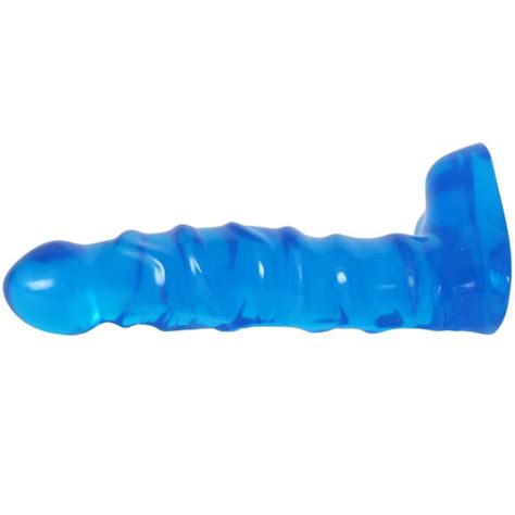 raging hard ons slimline cobalt blue jellie ballsy 5 5 sex toys at adult empire