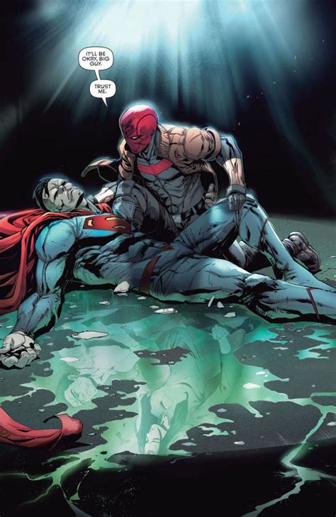 RedHood And Bizarro I Like What They Did There With The Water