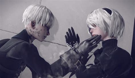 Image 2b And 9s In Ps4 Trailer Png Nier Wiki Fandom Powered By Wikia