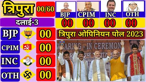 Tripura Opinion Poll 2023 Tripura Assembly Elections 2023 Exit Poll