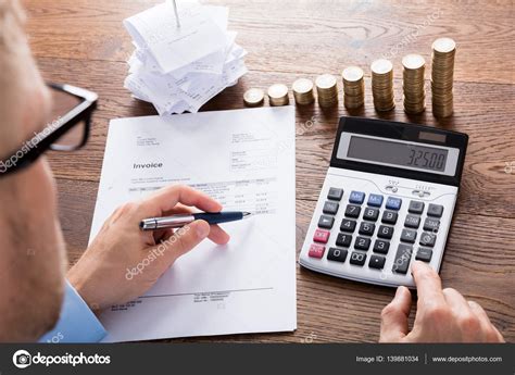 Accountant Calculating Tax — Stock Photo © Andreypopov 139881034