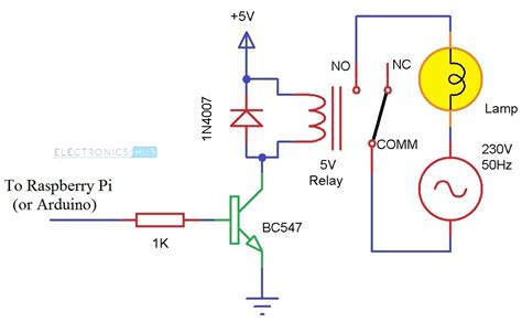 Electrical 12v Dc Relay Control From Raspberry Pi Valuable Tech Notes
