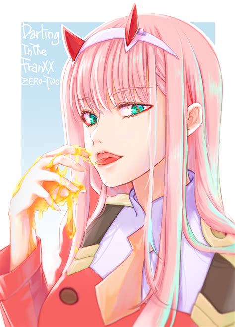 I wish there was a 2560x1080 version for my monitor. Zero Two (Darling in the FranXX) Image #2260853 - Zerochan ...
