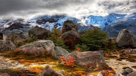 Top Of The Mountain Wallpaper Desktop 1920x1080 Scenic Landscape
