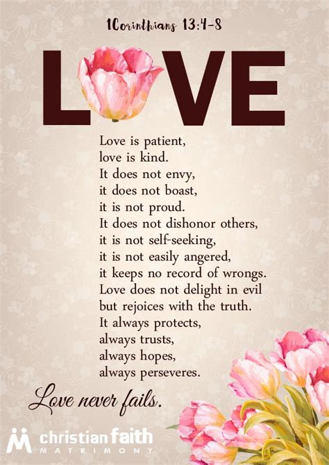 1 Corinthians 13 Free Love Printable From