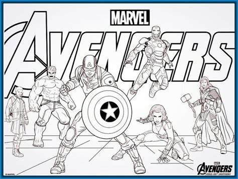 17 Best Avengers Para Colorear Images On Pinterest Coloring Books