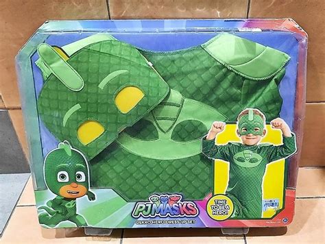 Authentic Pj Mask Gekko Hero Dress Up Costume Set Hobbies And Toys Toys