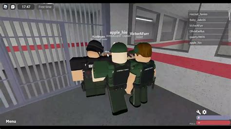 Trying To Escape Prison County Jail Roleplay Roblox Youtube