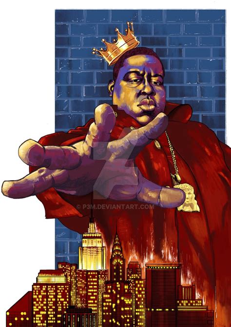 King Of New York Biggie Smalls By P3m Tupac 90s Rap Aesthetic Chicano